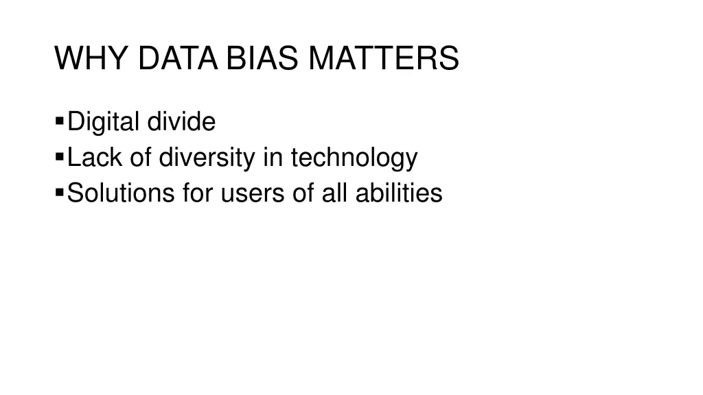 why data bias matters 2