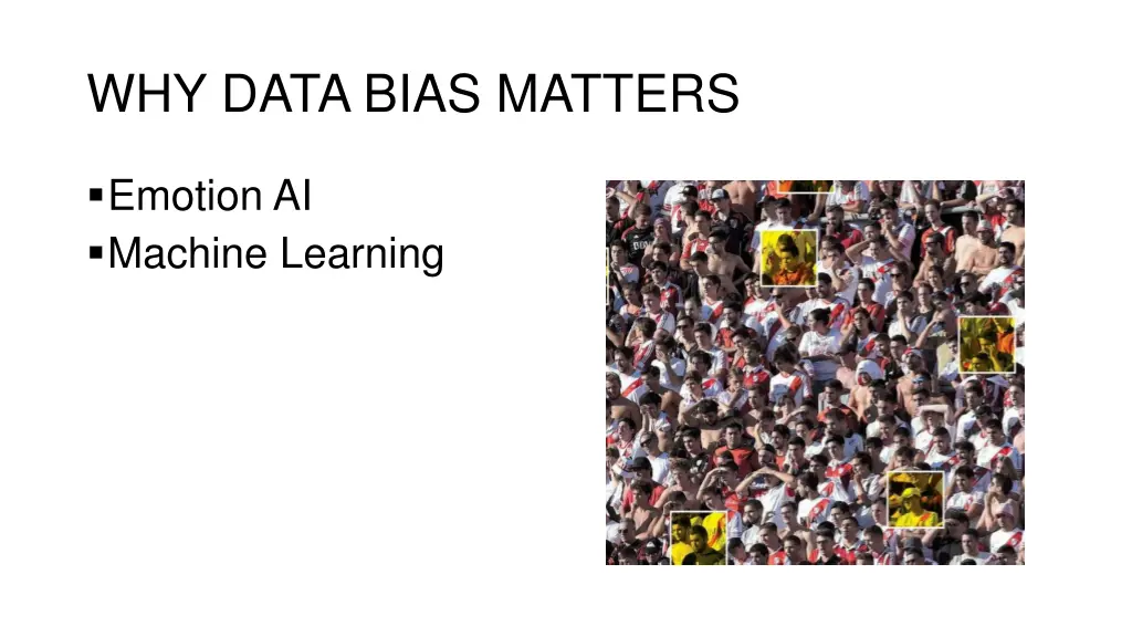 why data bias matters