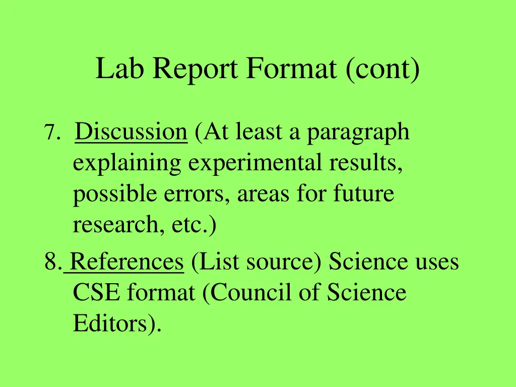 lab report format cont 1