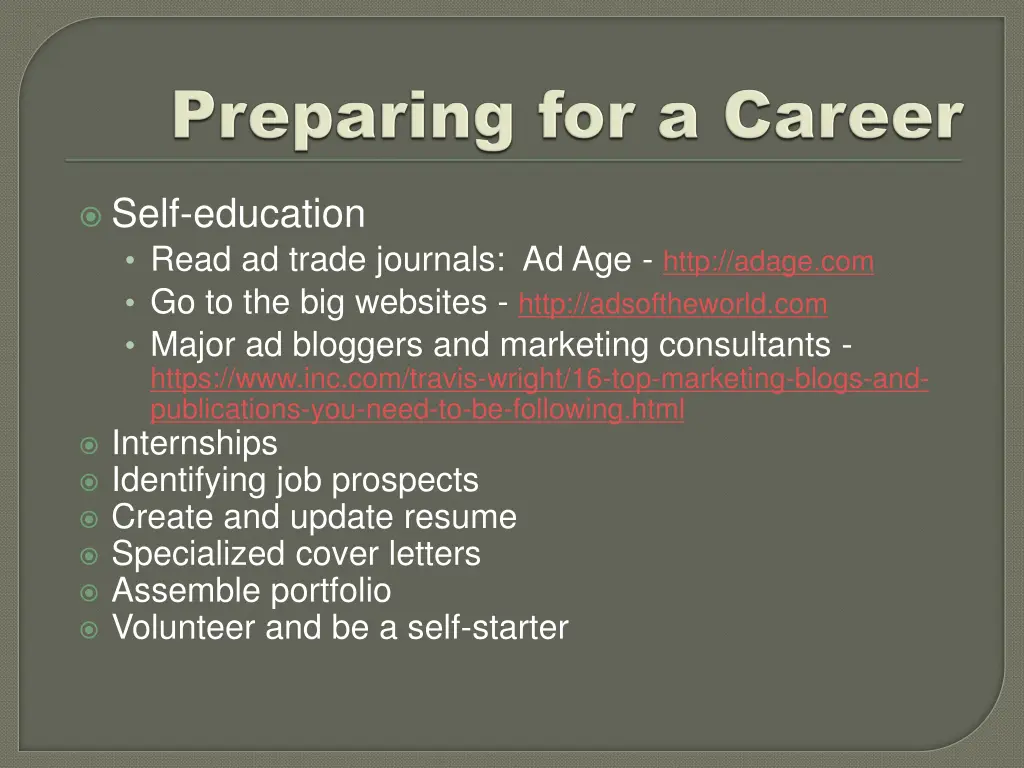 self education read ad trade journals ad age http