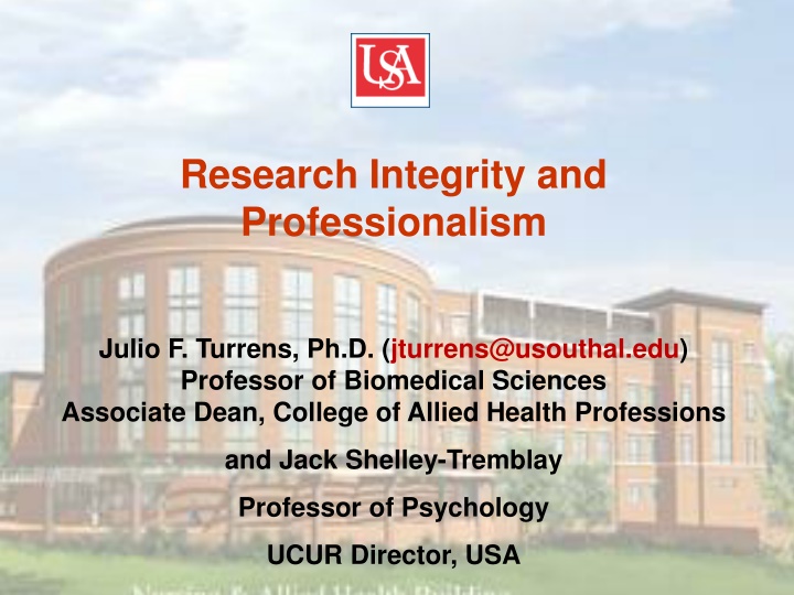 research integrity and professionalism