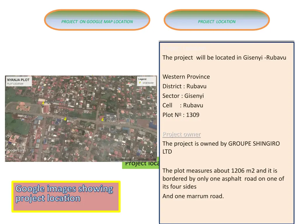 project on google map location
