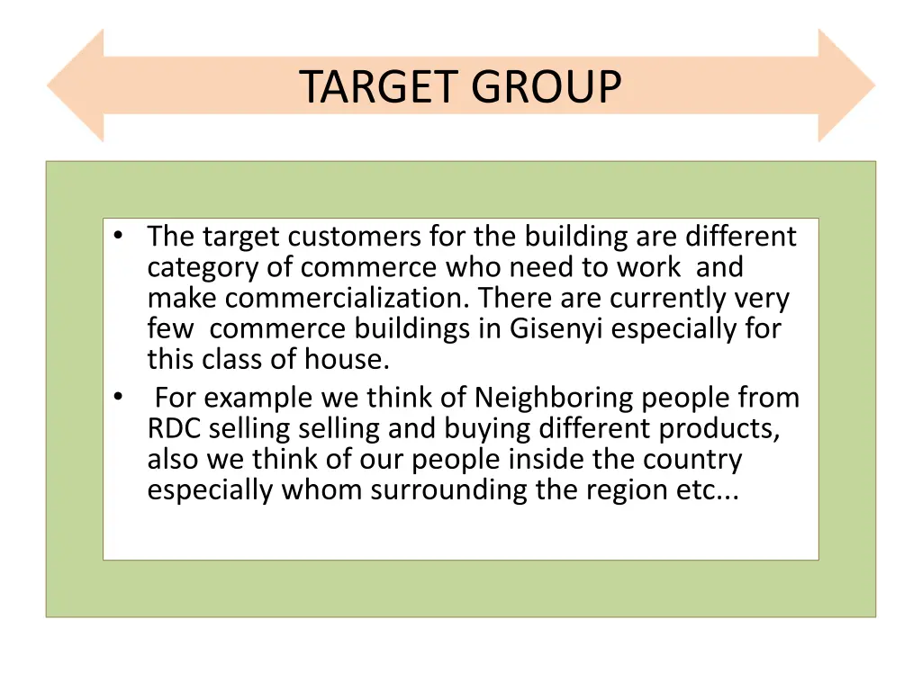 target group