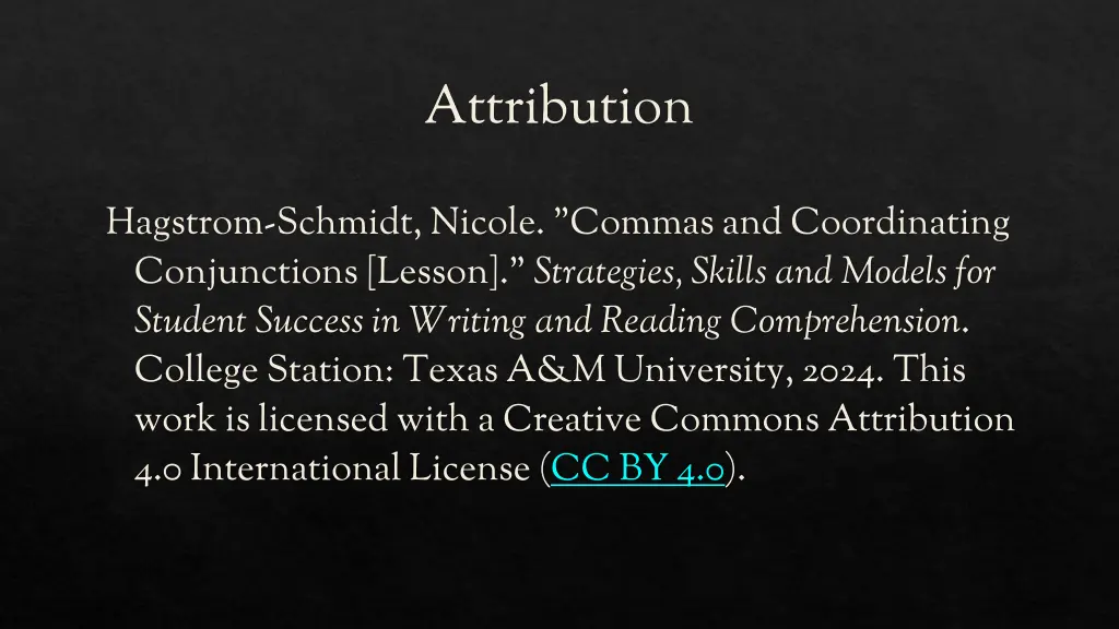 attribution