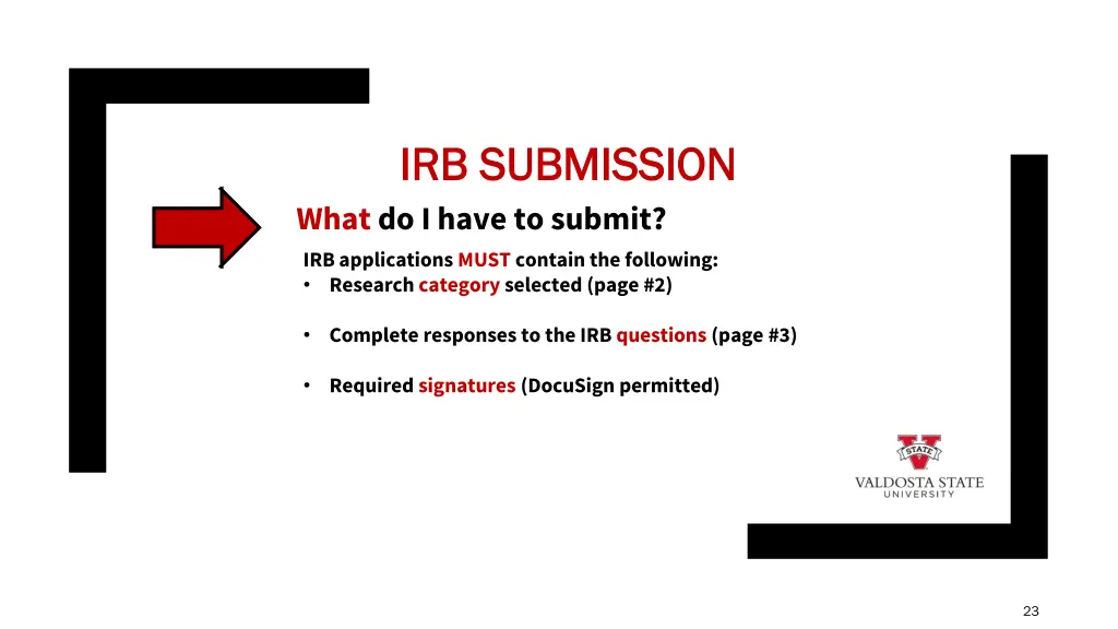 irb submission irb submission what do i have 2