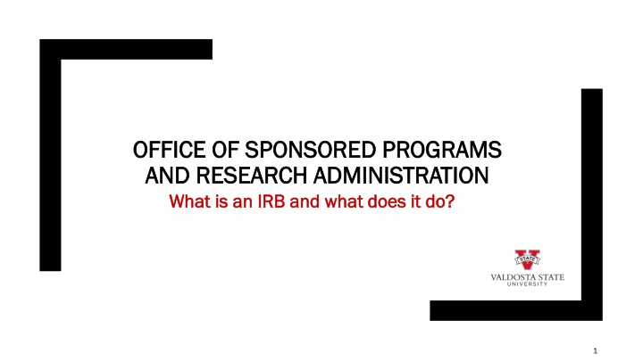 office of sponsored programs office of sponsored