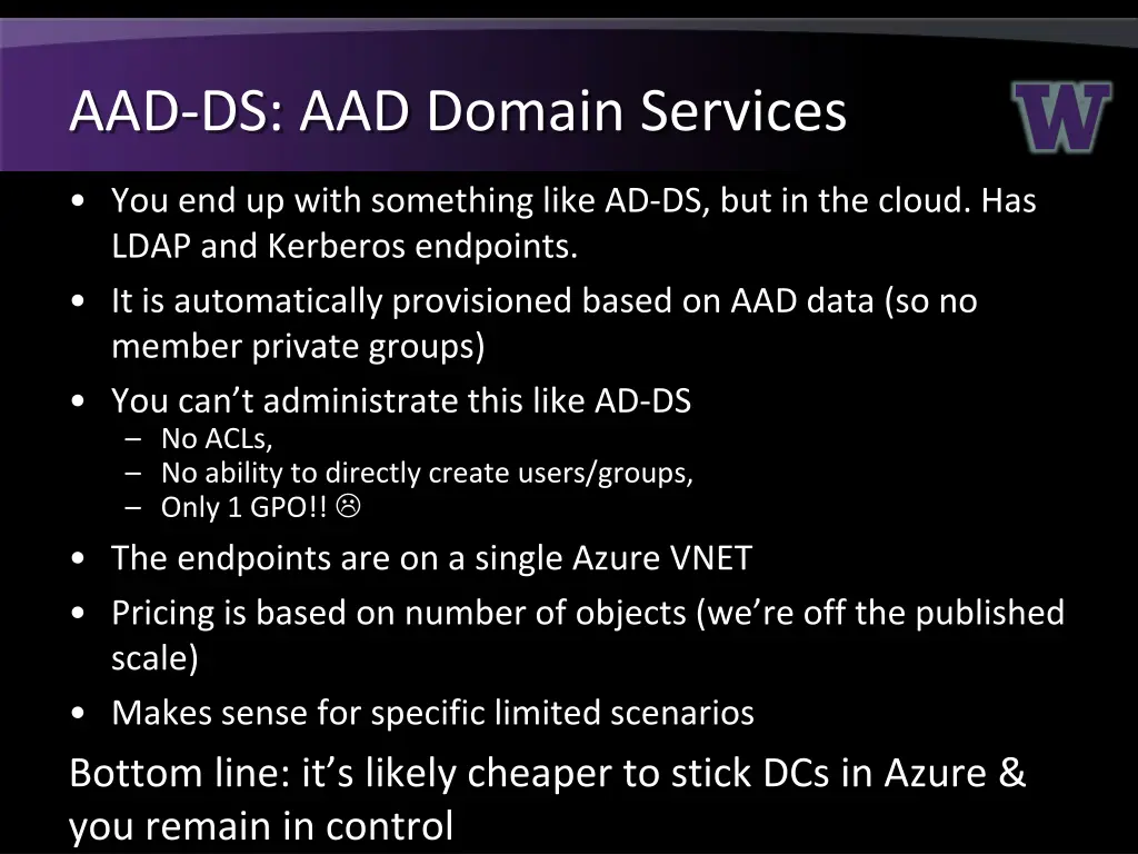 aad ds aad domain services