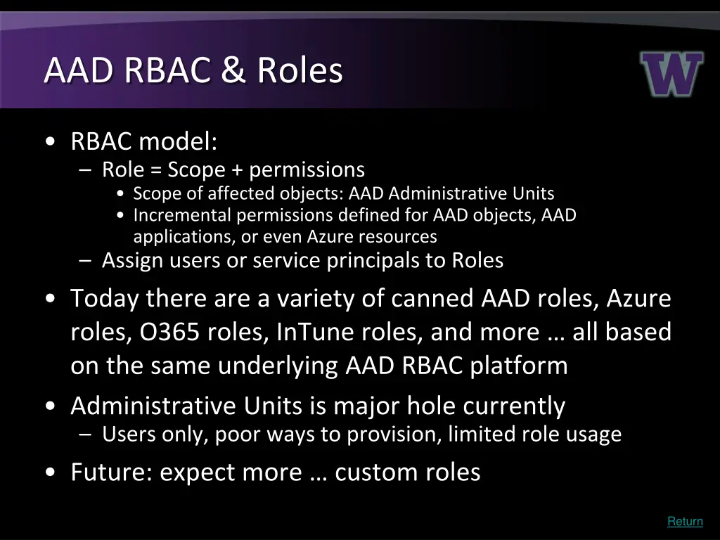 aad rbac roles