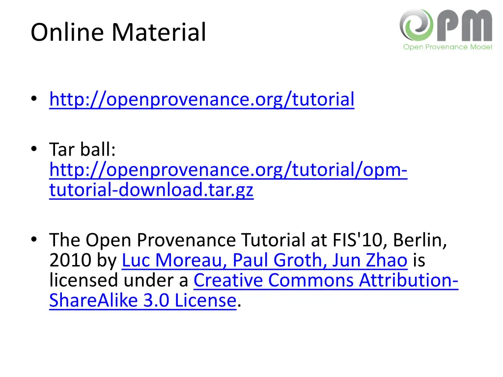 online material