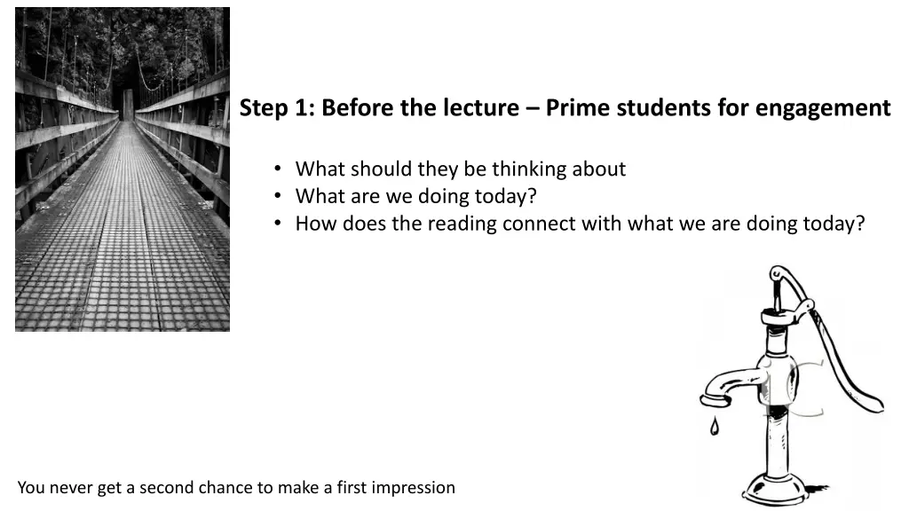 step 1 before the lecture prime students