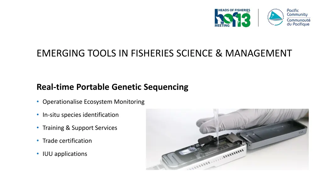 emerging tools in fisheries science management