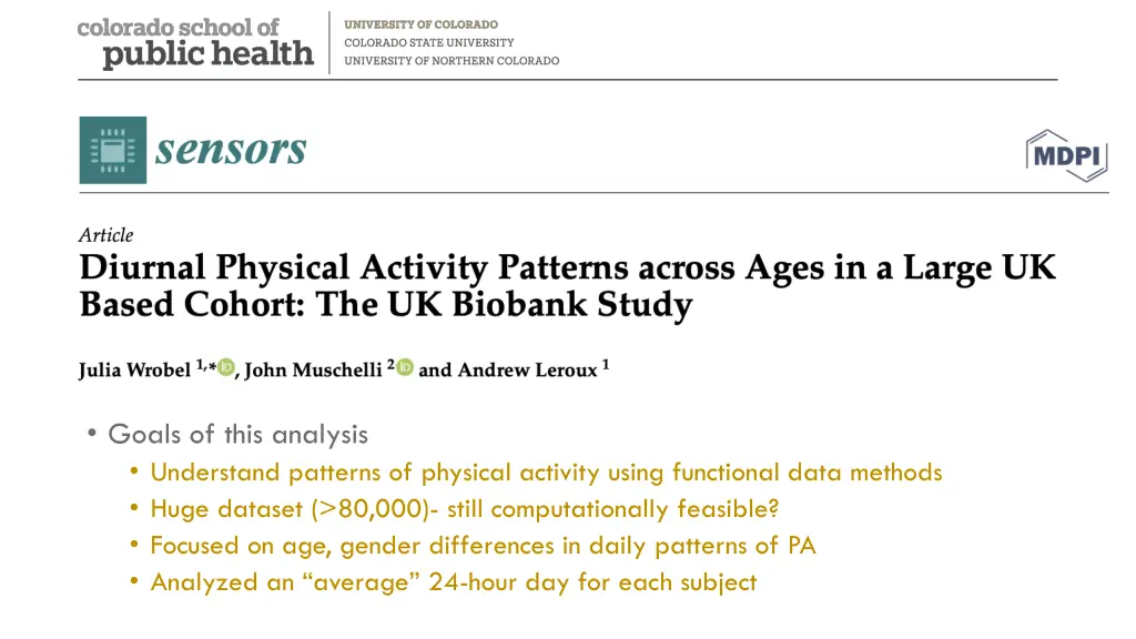 goals of this analysis understand patterns