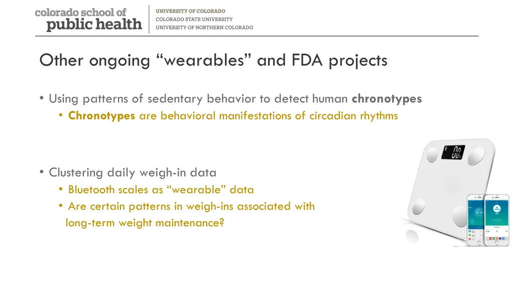 other ongoing wearables and fda projects