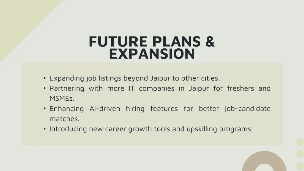 future plans expansion