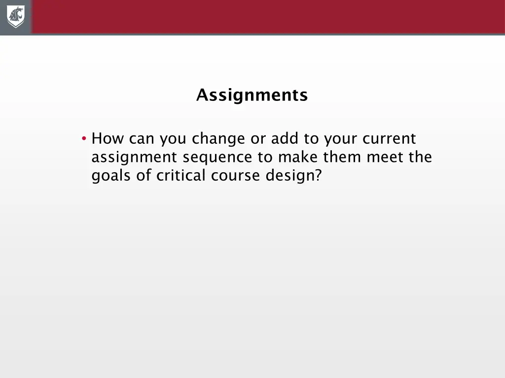 assignments