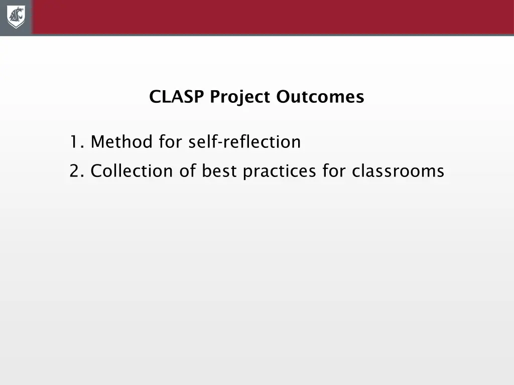 clasp project outcomes