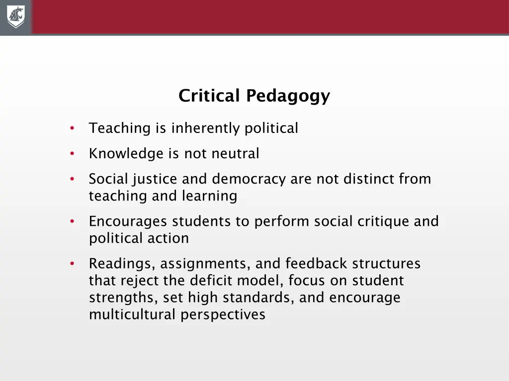 critical pedagogy