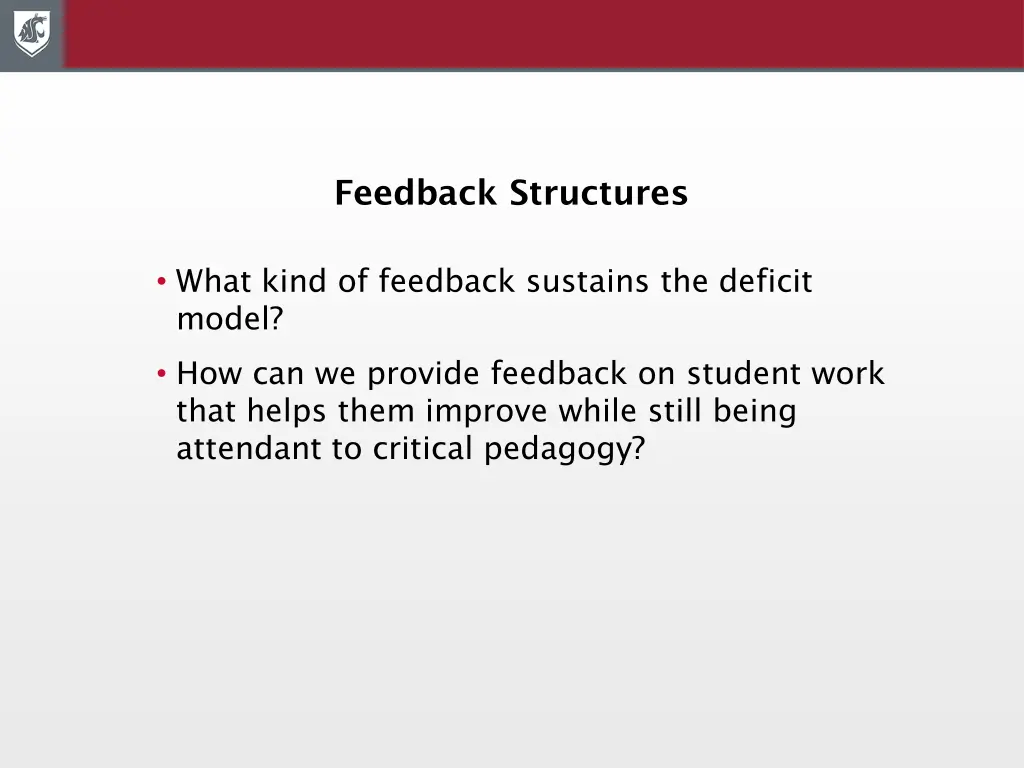 feedback structures