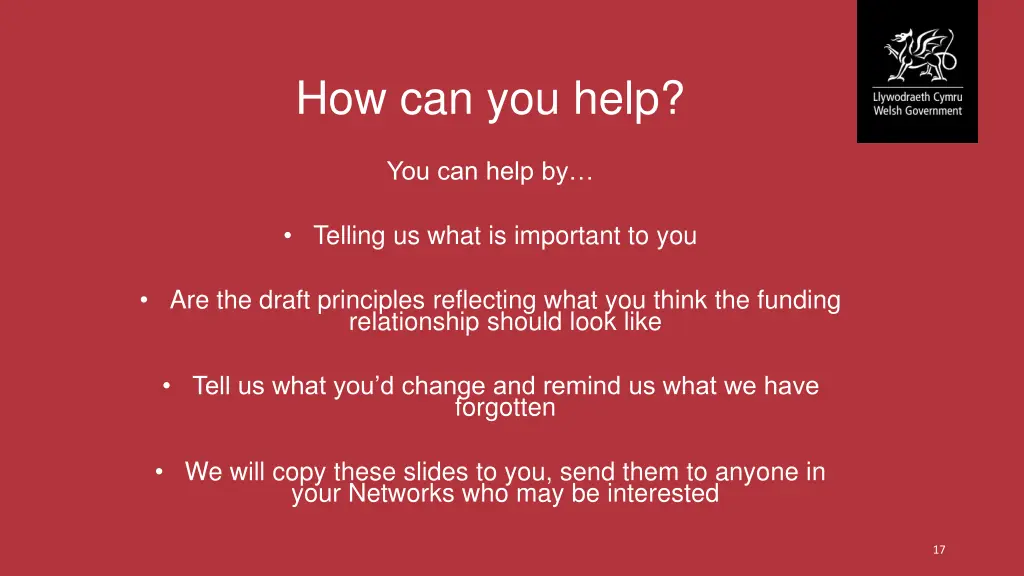 how can you help