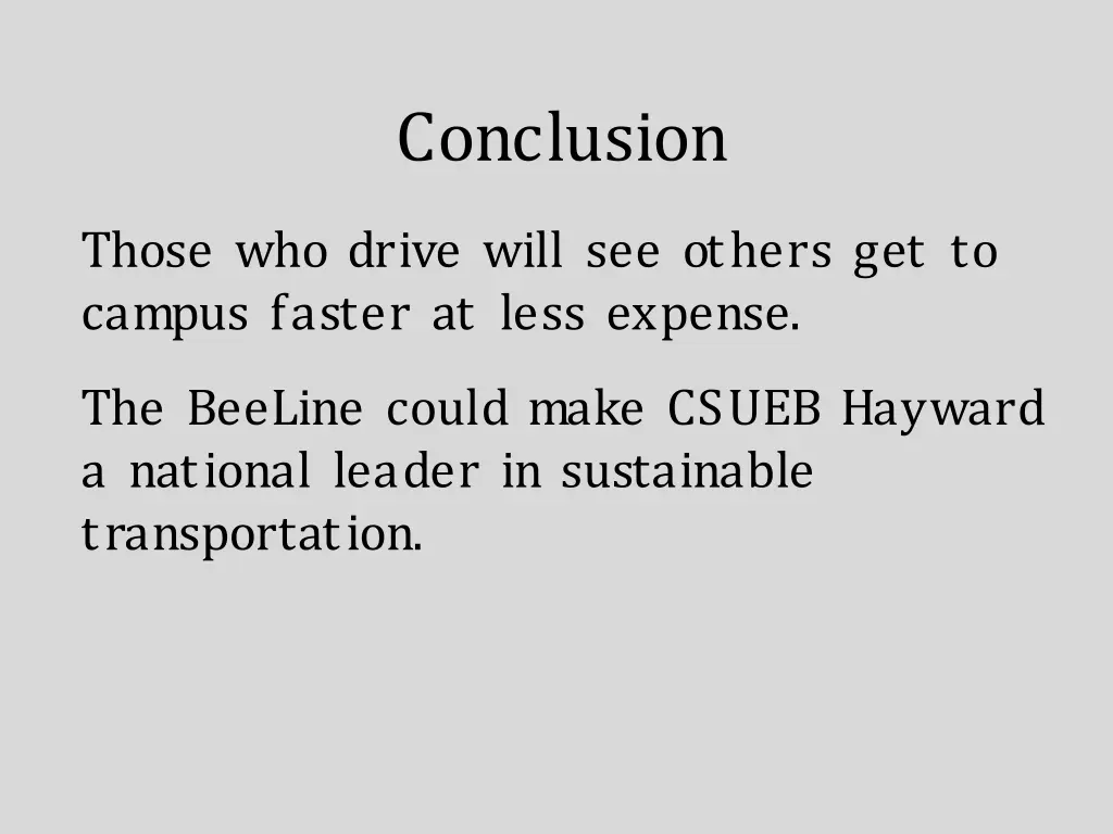 conclusion