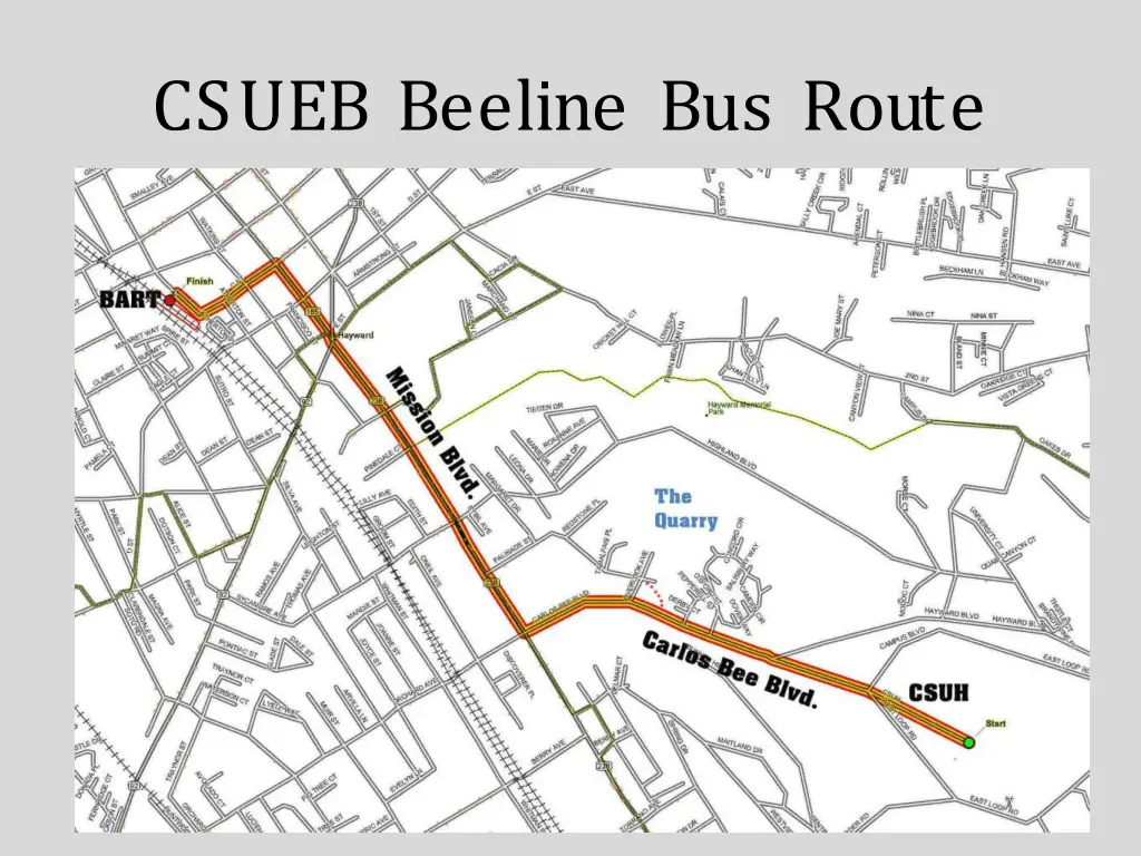 csueb beeline bus route