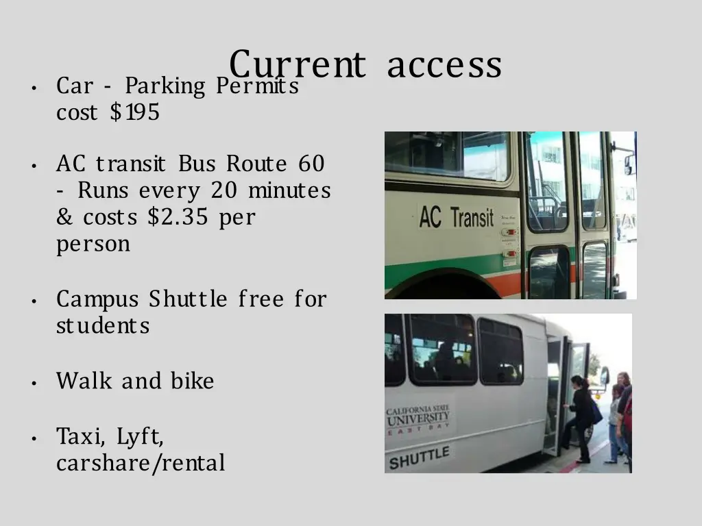 current access
