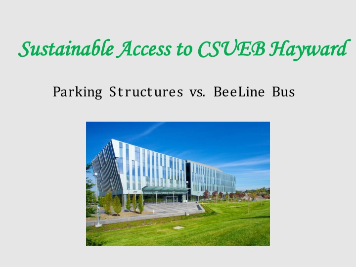 sustainable access to sustainable access to csueb