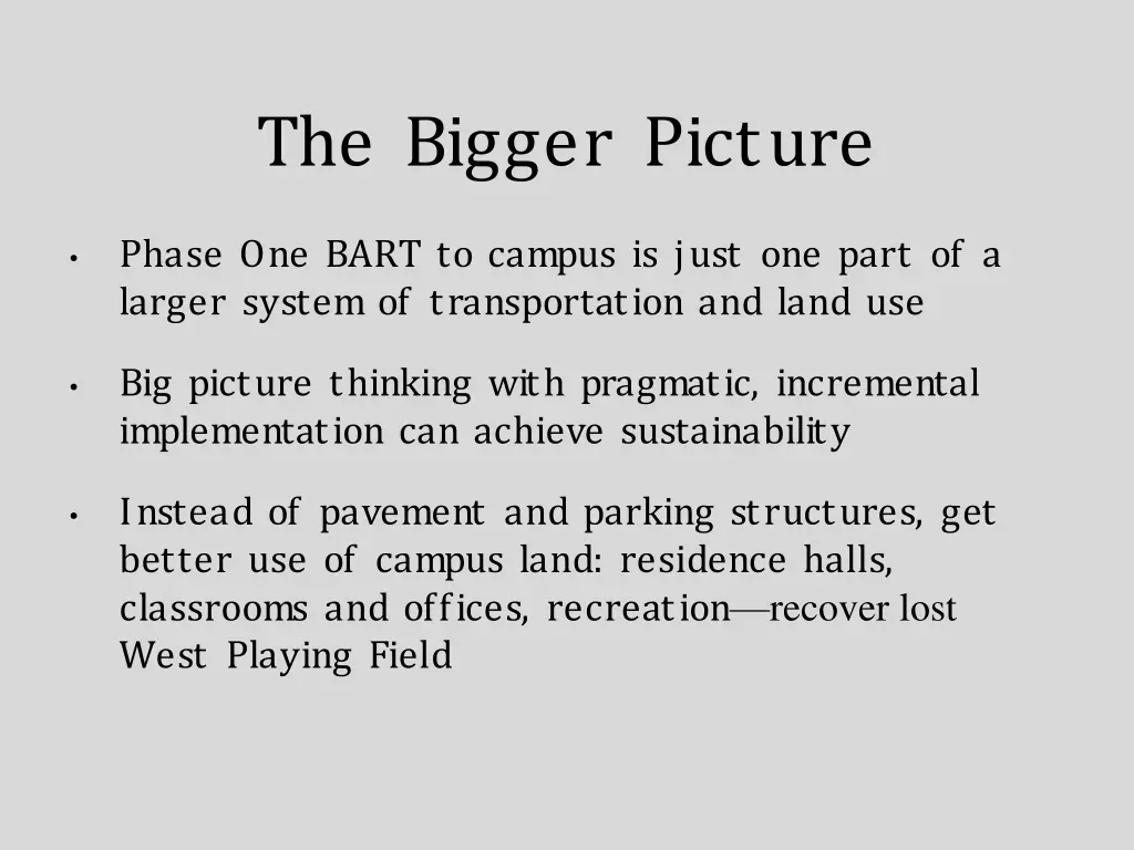 the bigger picture