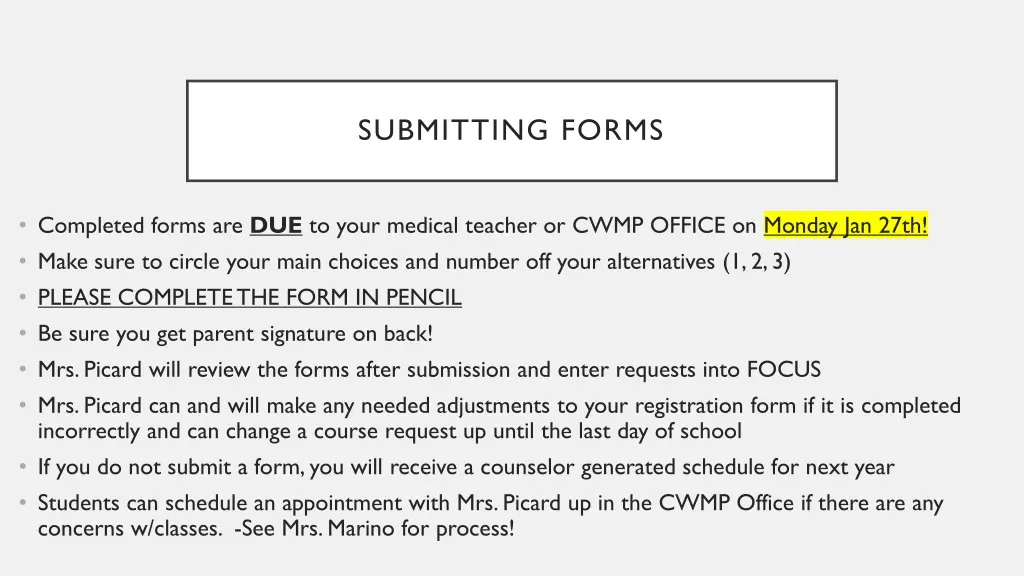 submitting forms