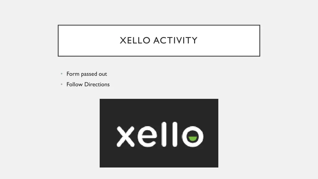xello activity
