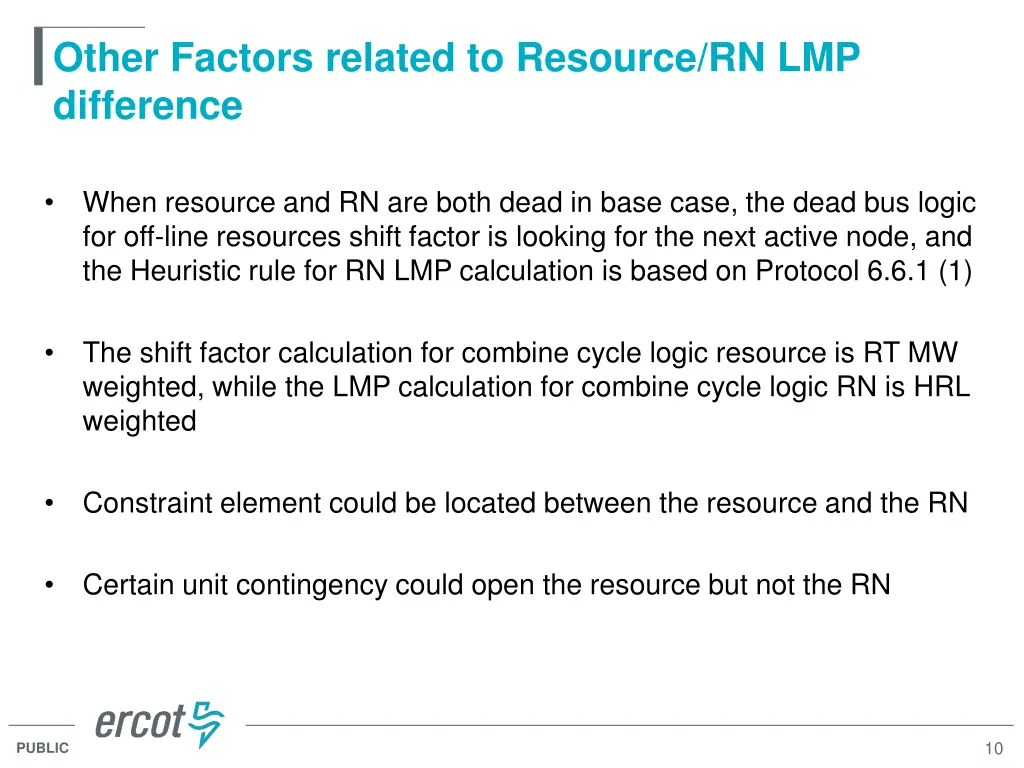 other factors related to resource