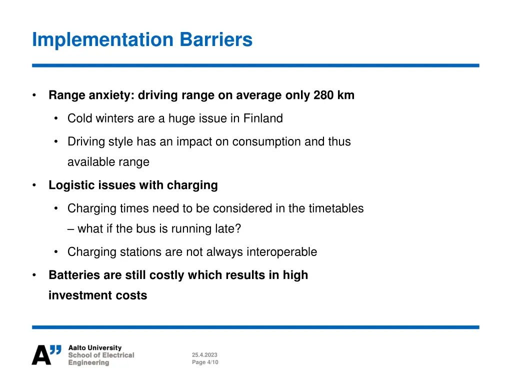 implementation barriers