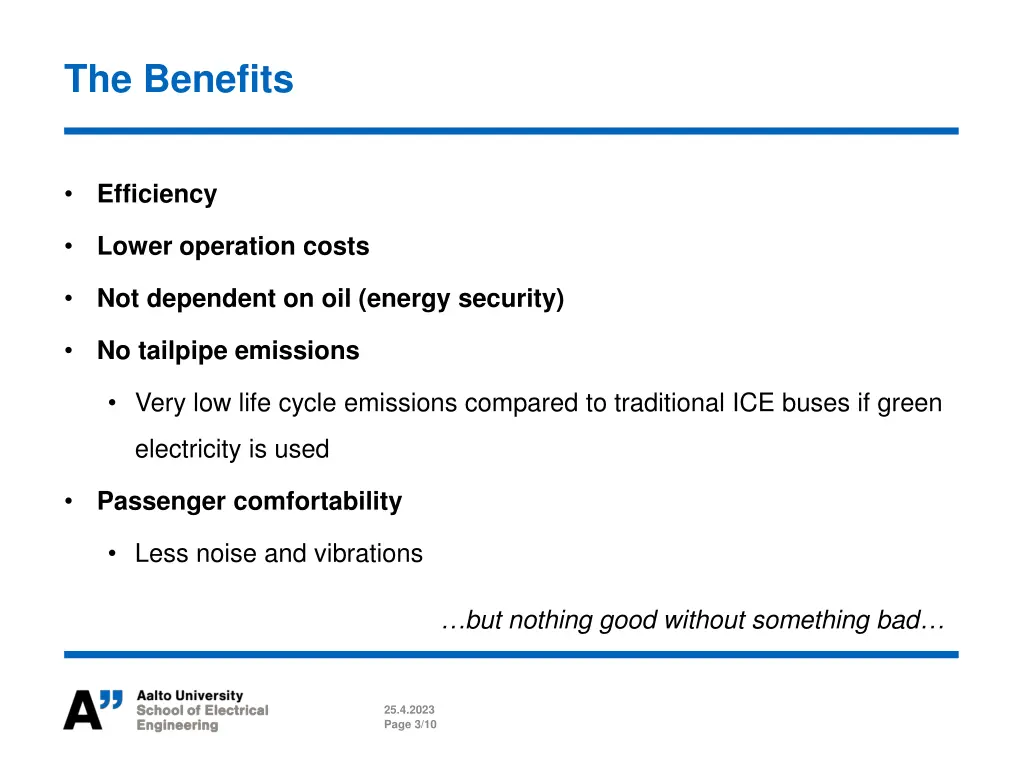 the benefits