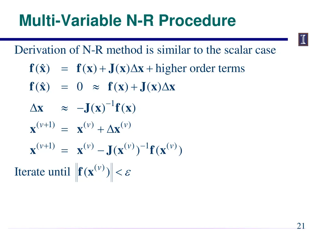 multi variable n r procedure