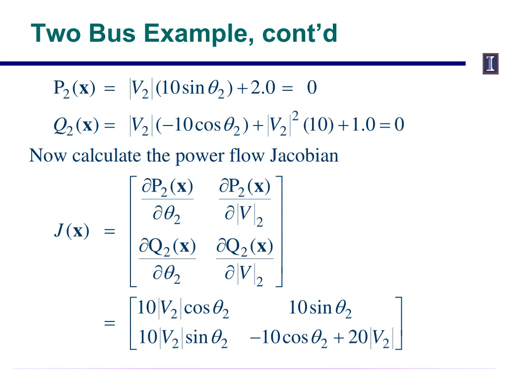 two bus example cont d 1