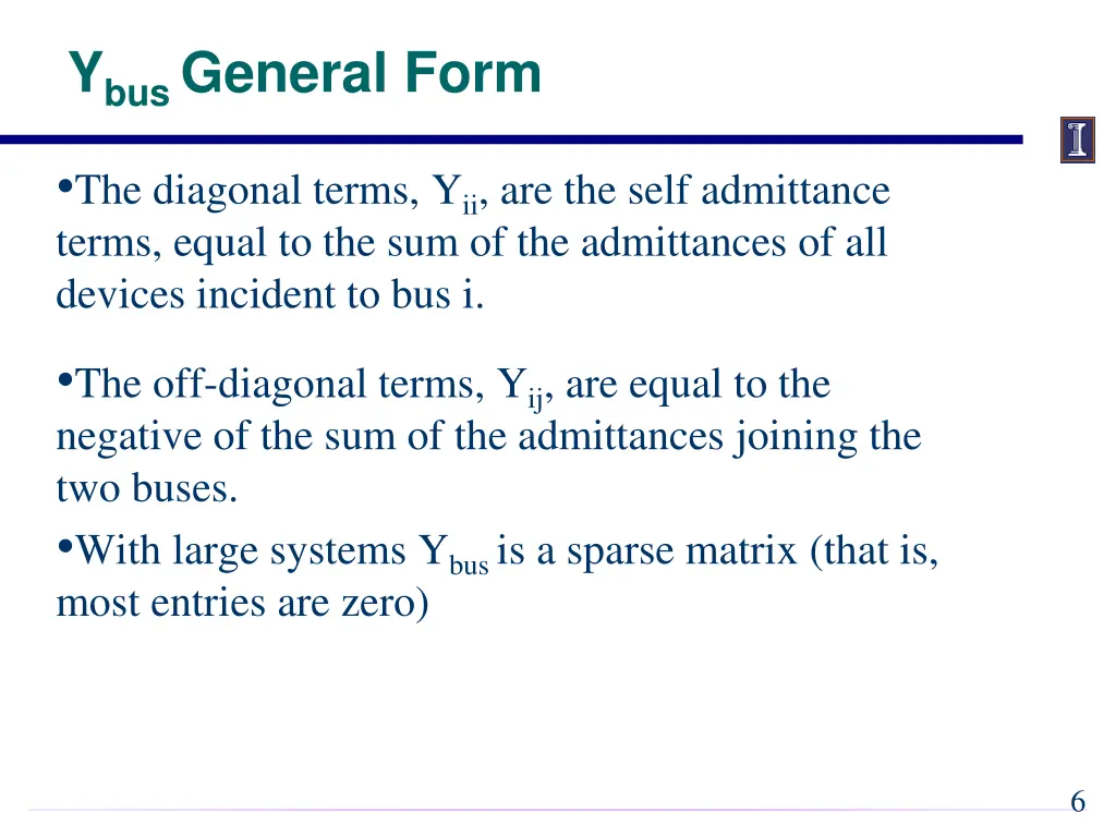 y bus general form