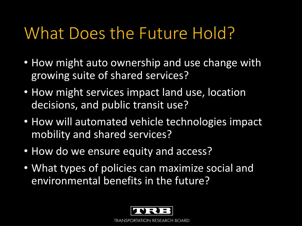 what does the future hold