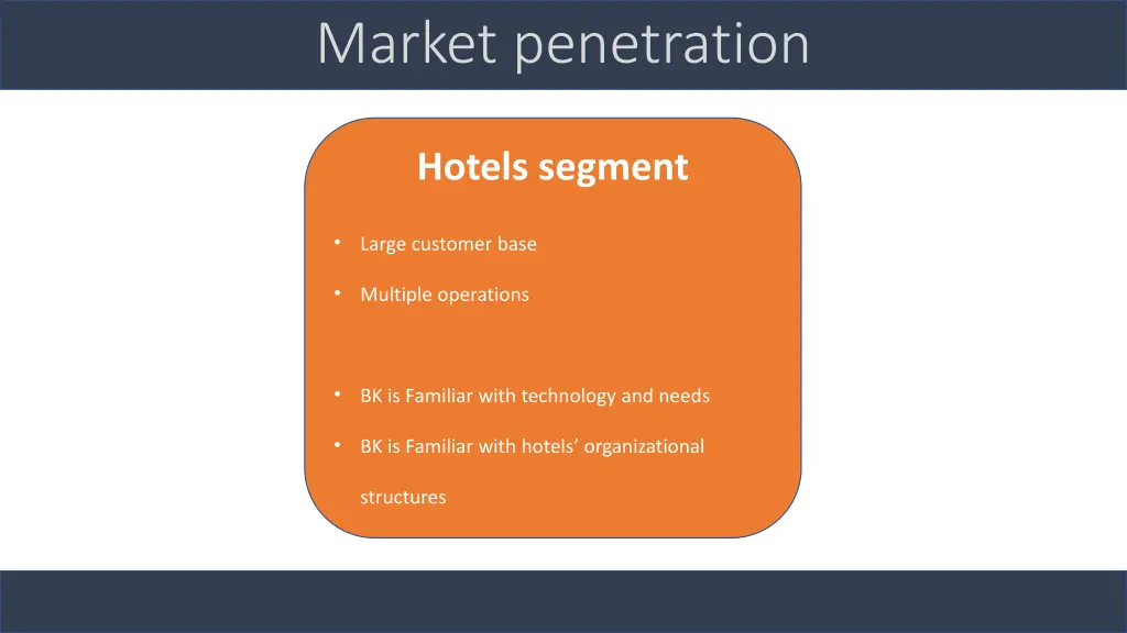 market penetration