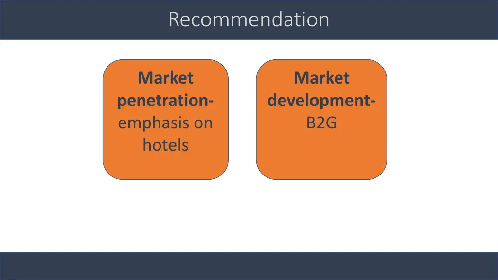 recommendation