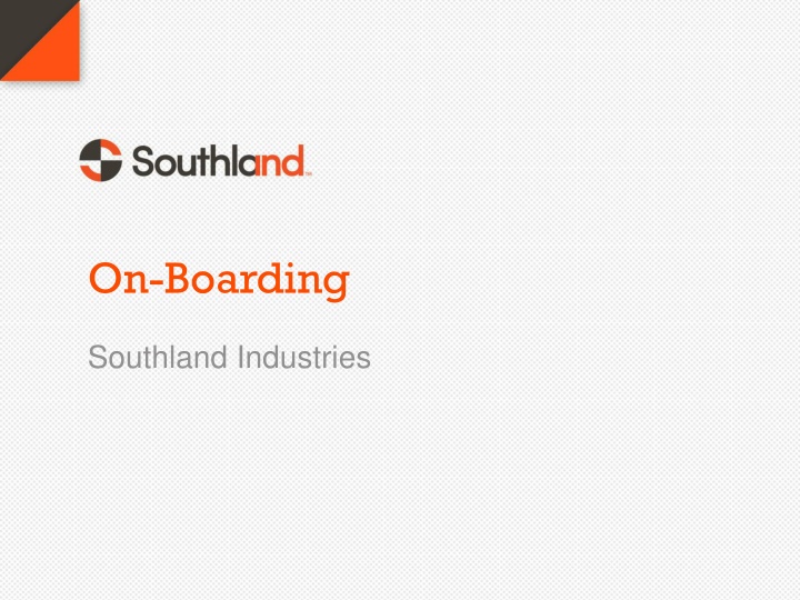 on boarding