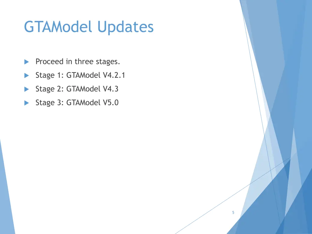 gtamodel updates