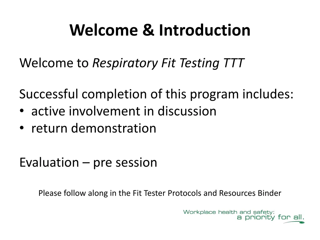 welcome introduction