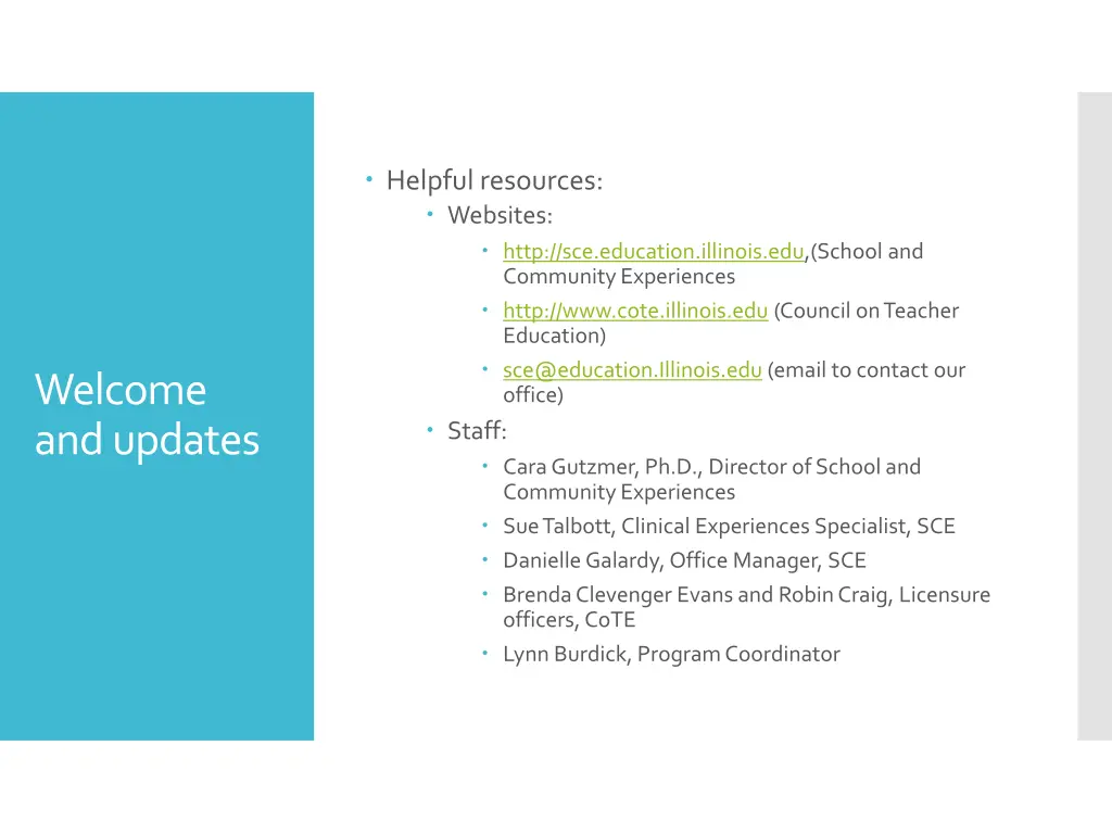 helpful resources websites http sce education