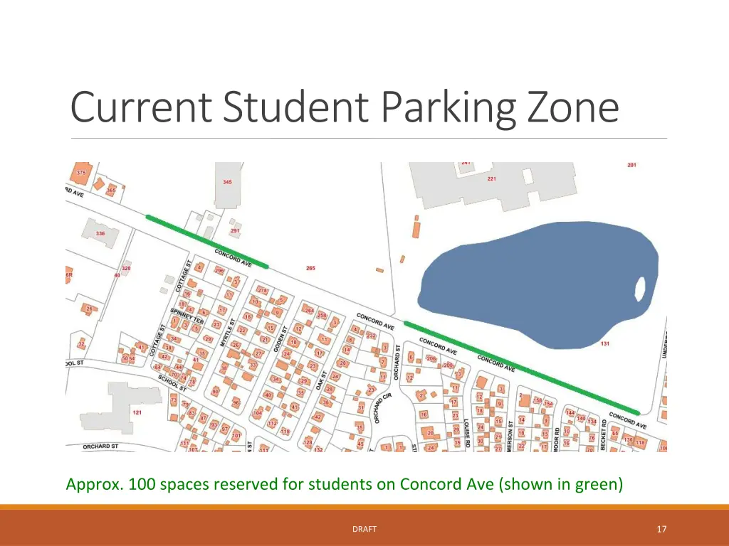 current student parking zone
