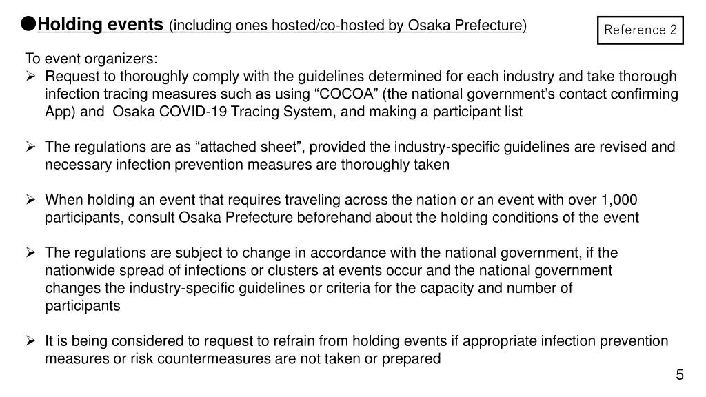 holding events including ones hosted co hosted