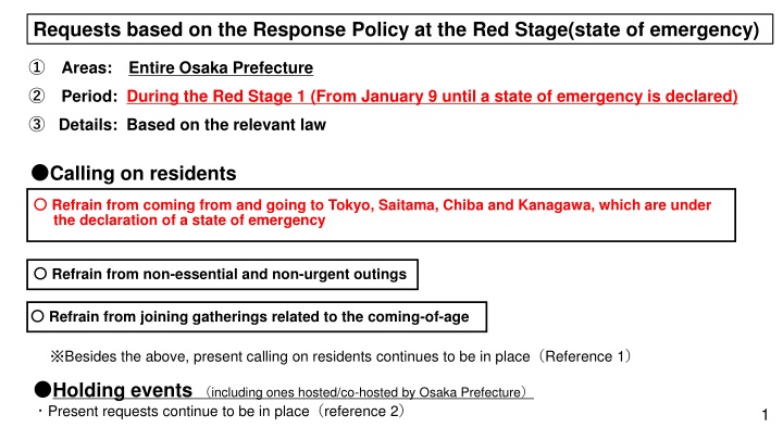 requests based on the response policy
