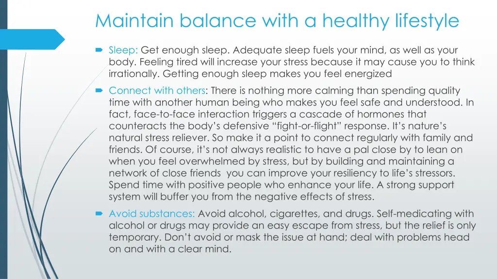 maintain balance with a healthy lifestyle 1