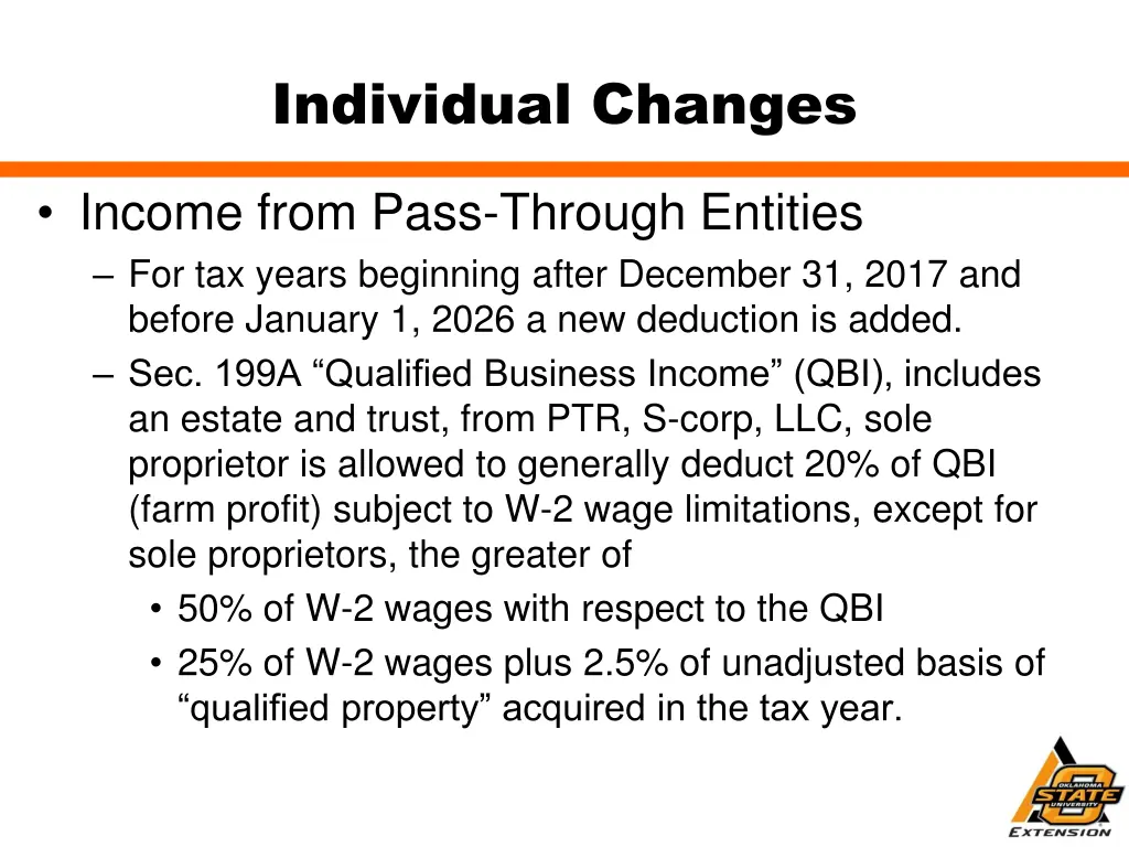 individual changes 6
