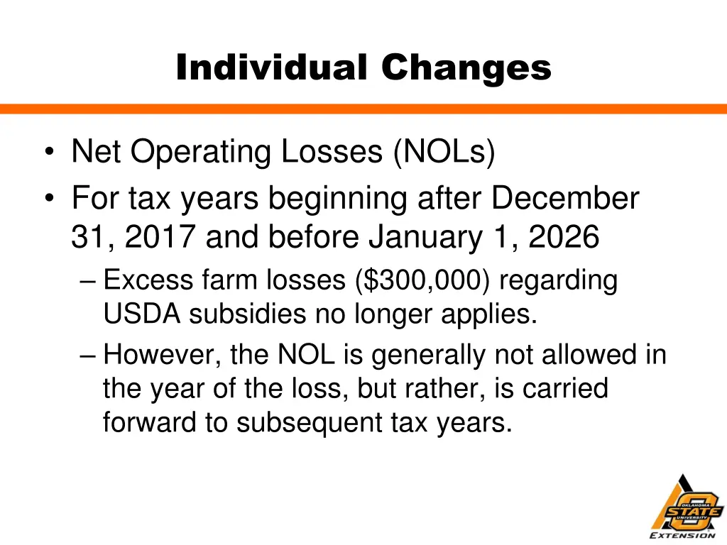 individual changes 7