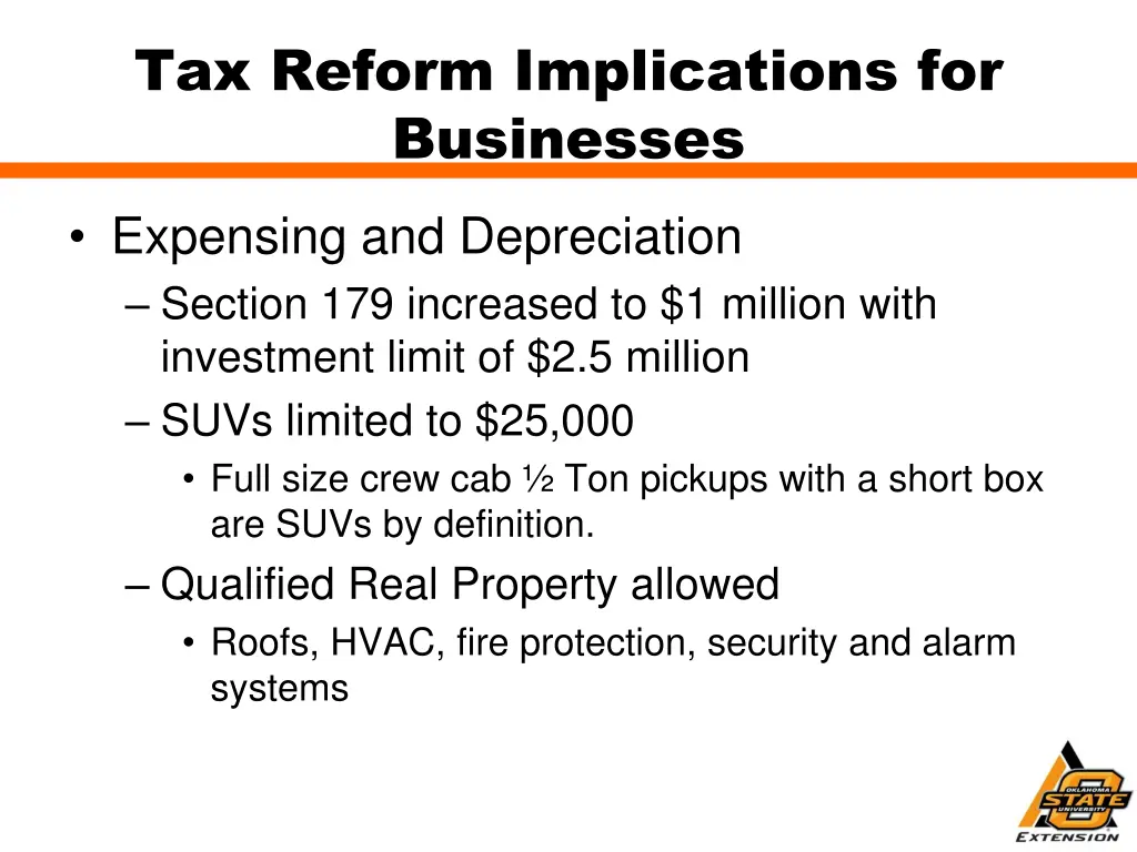 tax reform implications for businesses 1
